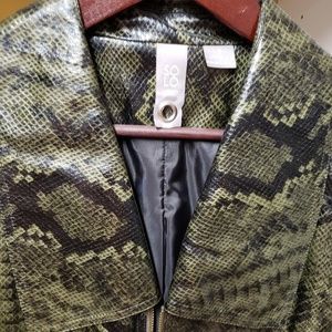 SO LO snakeskin jaket
